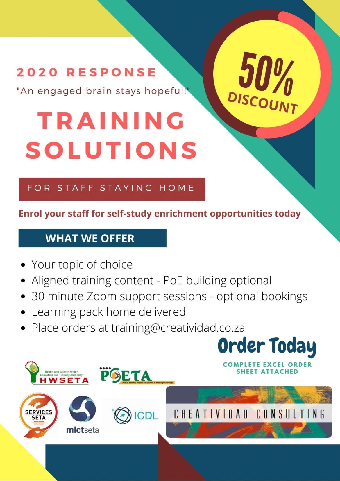 Discounted Training Topics 2020